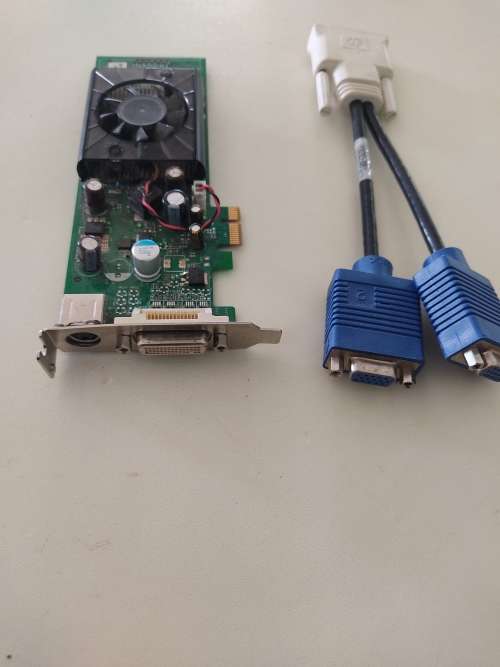 Asus Neon Nvidia Geforce 8400GS Graphics card*Low Profile*Dual Display adapter included