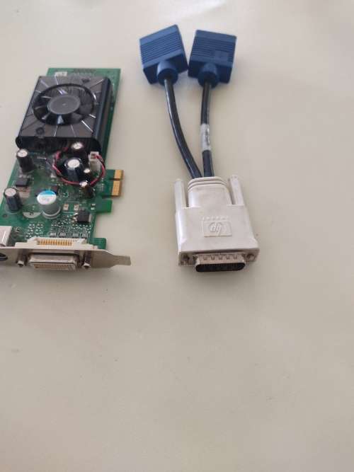 Asus Neon Nvidia Geforce 8400GS Graphics card*Low Profile*Dual Display adapter included