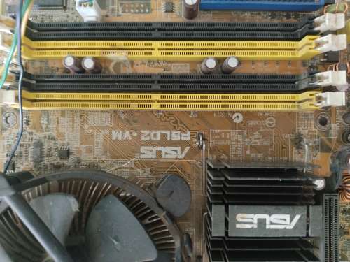 Asus Motherboard +CPU and Cooler**Please read**4 x DDR2 Ram slots**Low Low Shipping