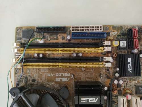 Asus Motherboard +CPU and Cooler**Please read**4 x DDR2 Ram slots**Low Low Shipping