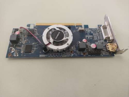Gigabyte AMD Radeon HD5450 Low Profile card (Bracket I have Covers HDMi Port) Working