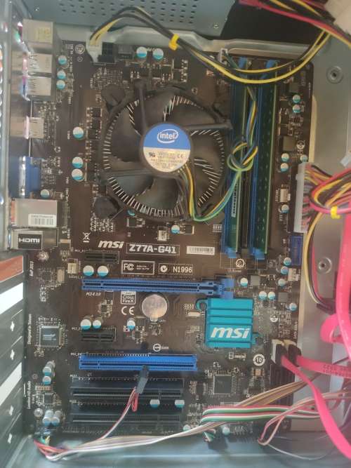 Intel Core i7 3770 @ 3.9GHz Quad Core and 8 Threads with Gaming MSI Motherboard with 4 Ram slots