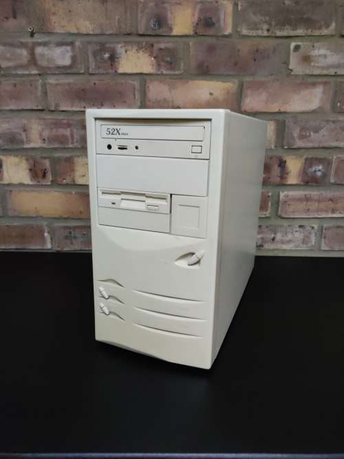 **Super Rare**Socket PGA370 Celeron 533mhz Computer**rare 5pin Keyboard** Windows 98**Mouse