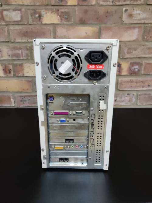 **Super Rare**Socket PGA370 Celeron 533mhz Computer**rare 5pin Keyboard** Windows 98**Mouse