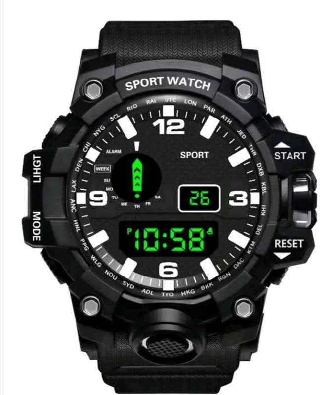 Luminous Round Electronic Watch