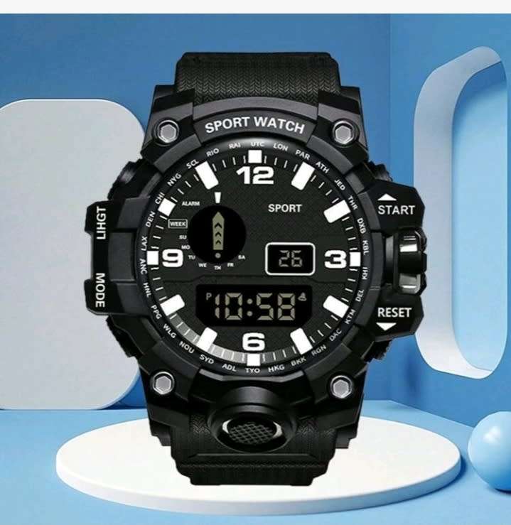 Luminous Round Electronic Watch