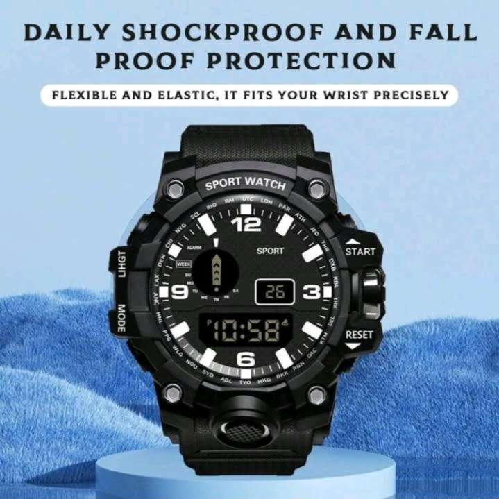 Luminous Round Electronic Watch