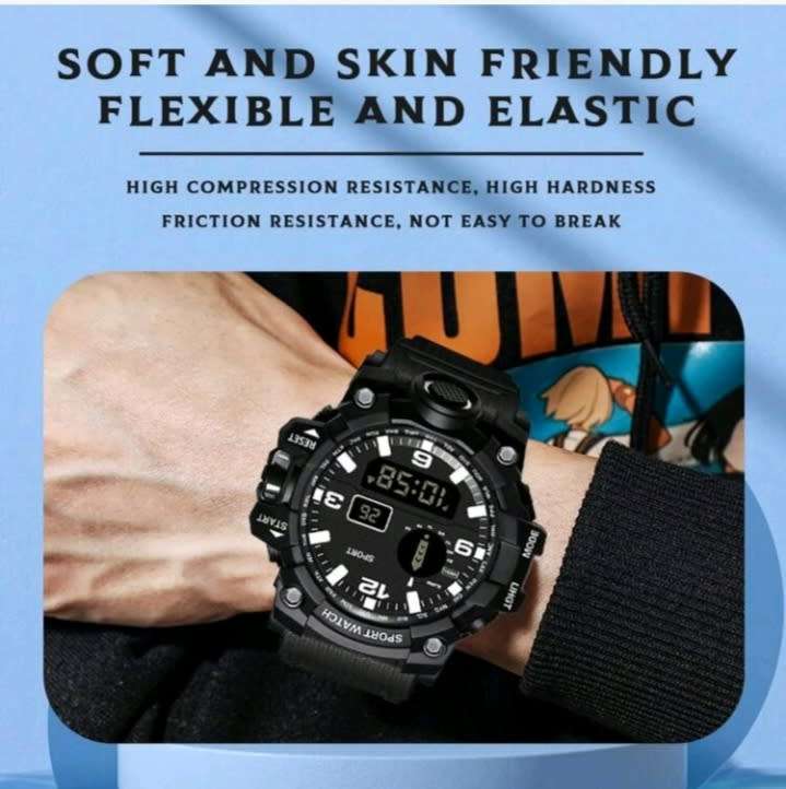 Luminous Round Electronic Watch
