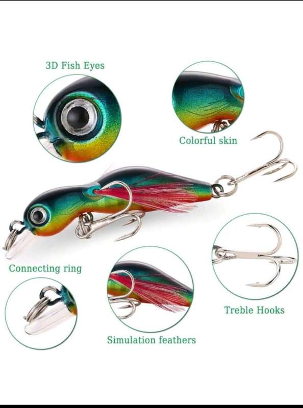 4pc Fishing baits