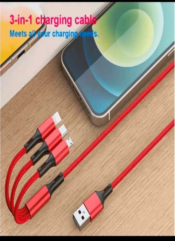 3 in 1 charging cables