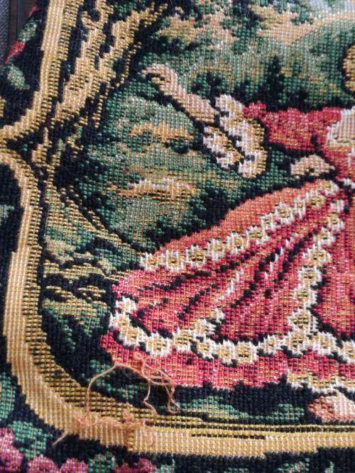 Vintage Tapestry Clutch Bag