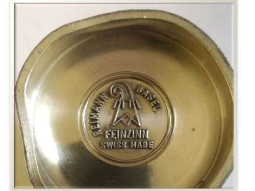 Early 20th Century - Riemann Basel Feinzinn Swiss made pewter cup