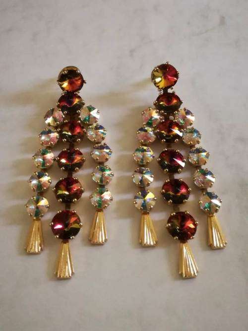 Shiny Multi Coloured Dangle