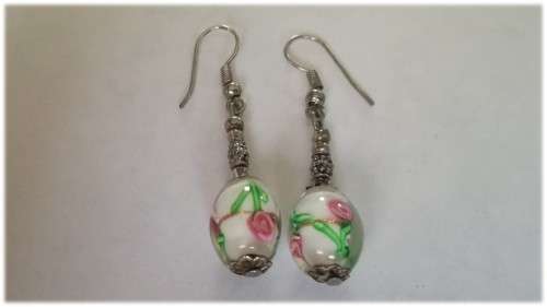 White Flower Beads