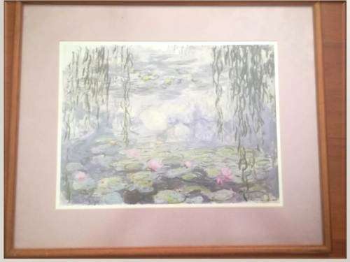 Claude Monet print  - 2728 - "Nympheas et branches de saules"