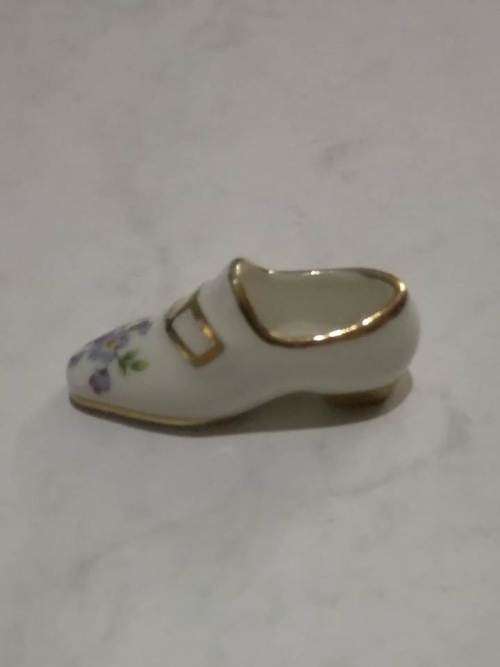 Limoges - Miniature dress shoe white
