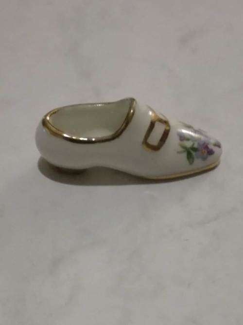 Limoges - Miniature dress shoe white