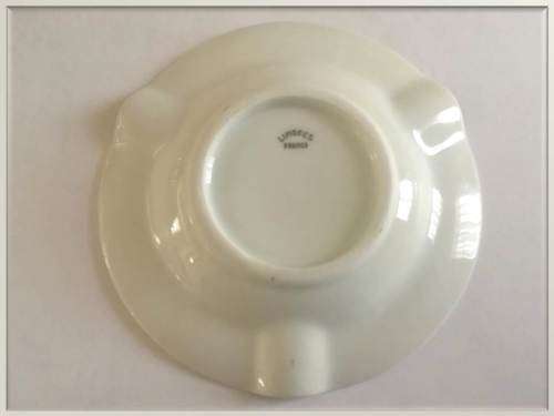 Mid 20th century Limoges ` Monaco  - le Palais` gilt ashtray