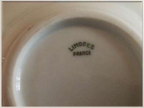 Mid 20th century Limoges ` Monaco  - le Palais` gilt ashtray
