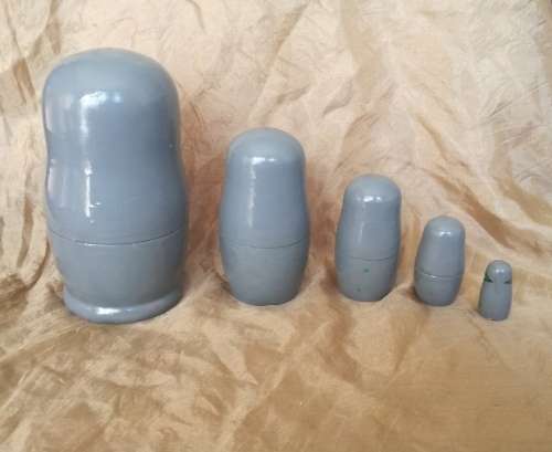 5 Piece nesting dolls -   Star Wars themed