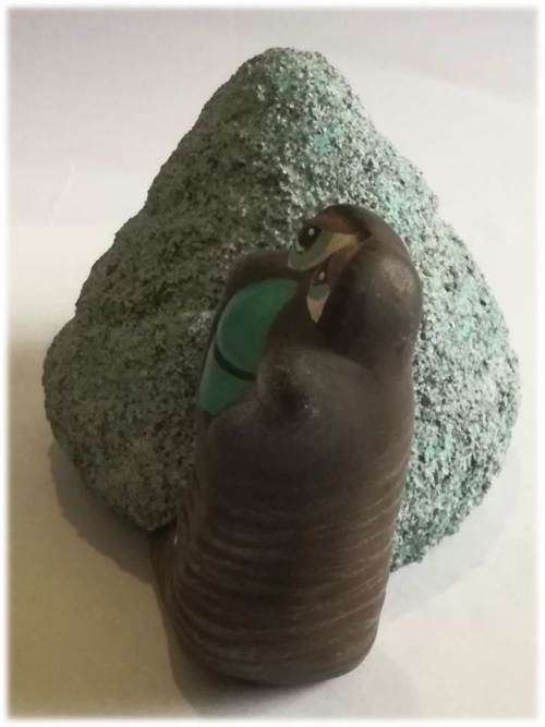 `Clearance Sale` - Jade Ceramic Happy Snail