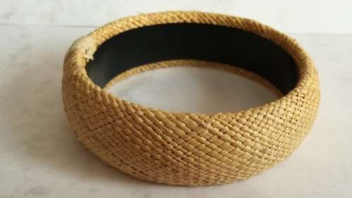 Fine rope weave bangle