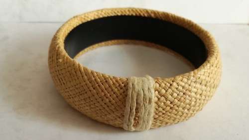 Fine rope weave bangle