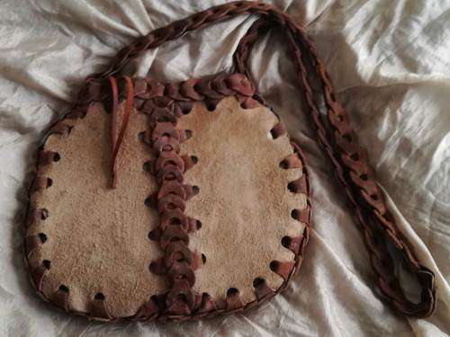 1950 - 1960 `s Vintage leather sling bag