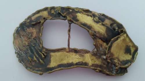 1950`s Vintage artisan metal buckle