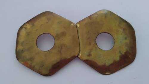 Vintage brass-tone buckle