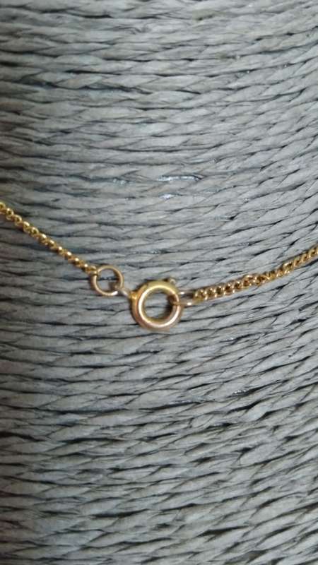 Petite cameo gold plated necklace