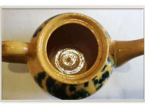 Julio G Ferrer glazed earthenware tea pot