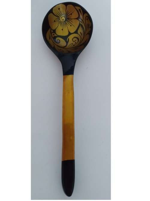 Khokhloma Russian folk hand painted spoon