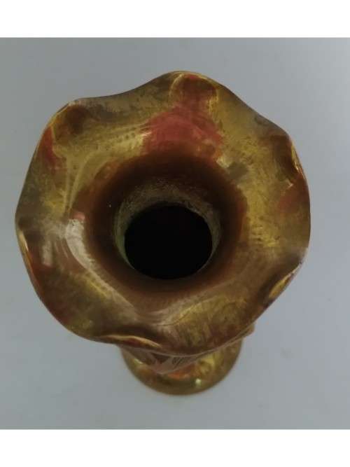 Short Brass Vase