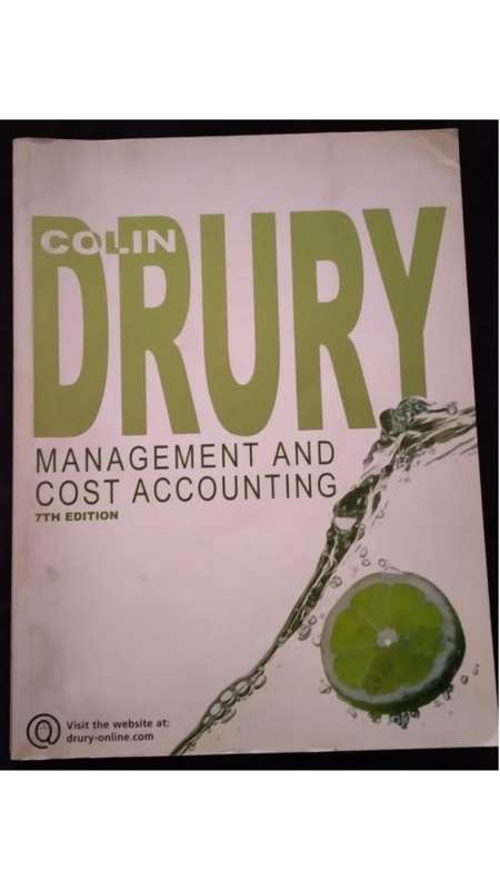 Unused - Management and cost accounting -  7th edition - Drury