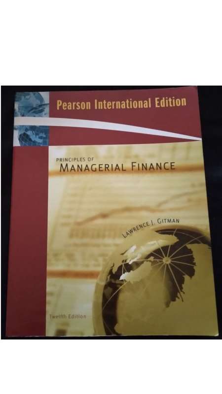 Unused - Principles of managerial finance -  12th edition -  Gitman