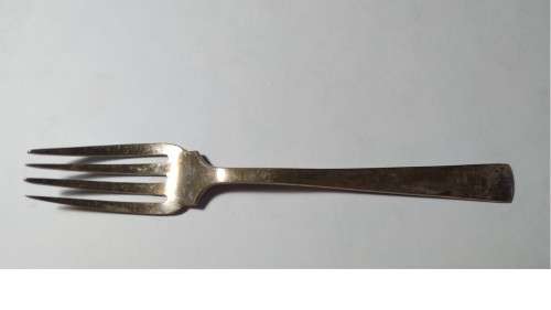 Vintage 1930`s silver plated fork by Mappin & Webb  Sheffield. UK