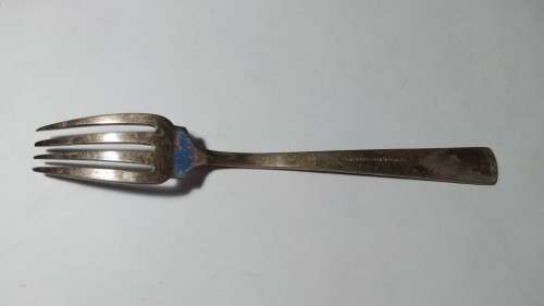 Vintage 1930`s silver plated fork by Mappin & Webb  Sheffield. UK