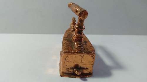 Miniature copper old style iron