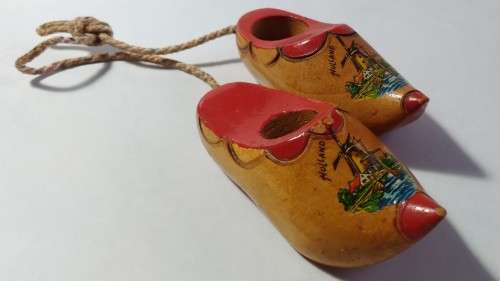 Miniature vintage Holland clogs