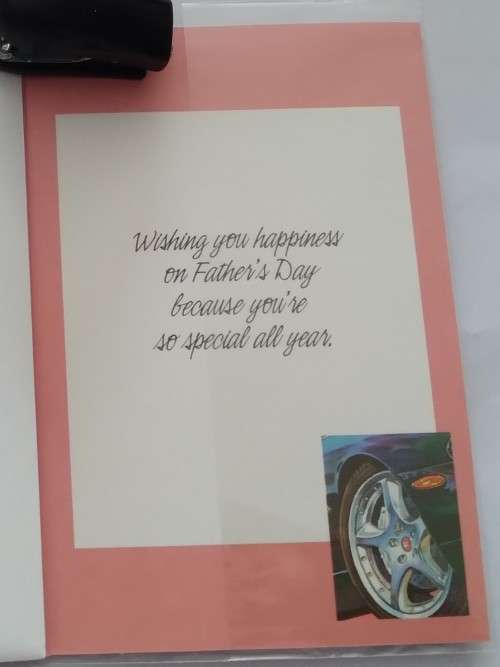 Fathers day card  +  envelope