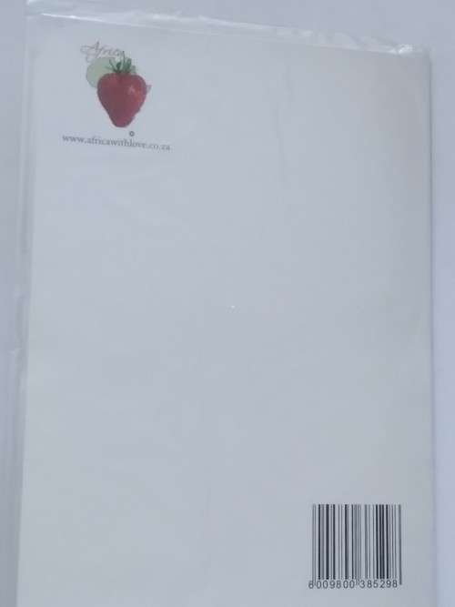 `My Africa` card + envelope  16cm x 11cm