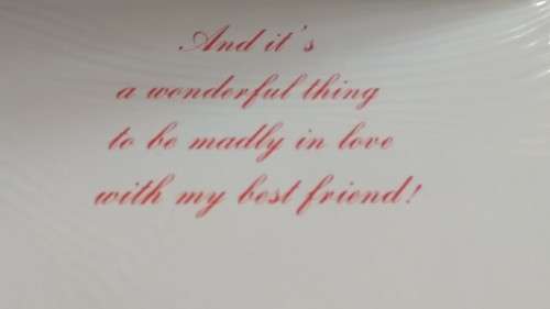 Love/Valentines card + envelope