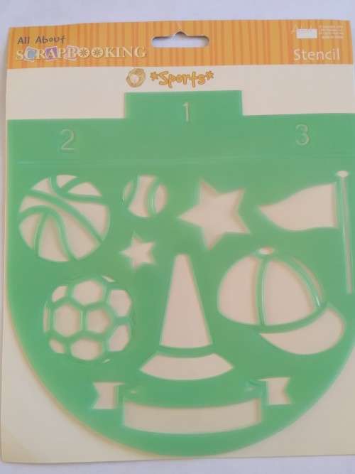 Scrapbooking stencil