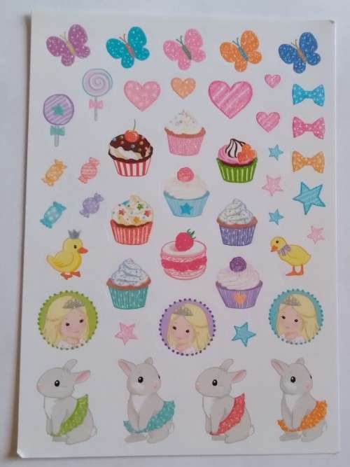 Glitter stickers
