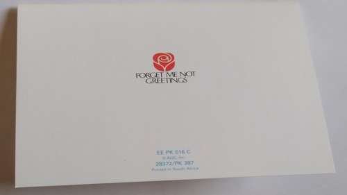 Christening invitation card  +  envelope