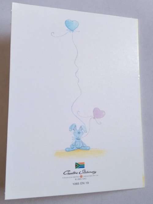 Christening invitation card  +  envelope