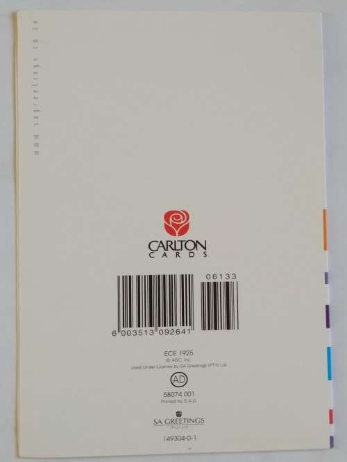3rd Birthday card  +  envelope