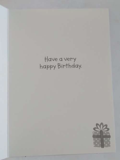 4th Birthday card  +  envelope