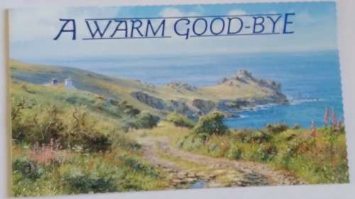 Farewell card  +  envelope